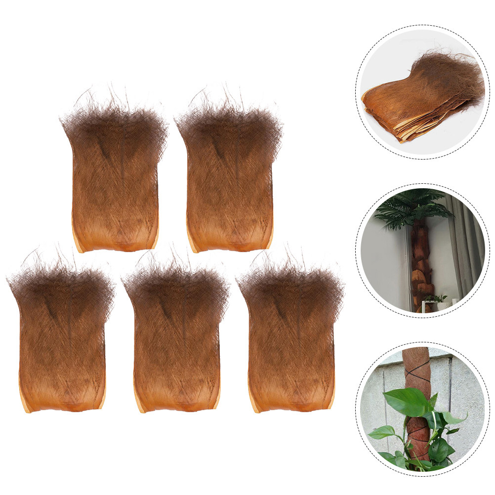 Plant Aquarium Pot - Natural Palm Tree Bark Sheets for