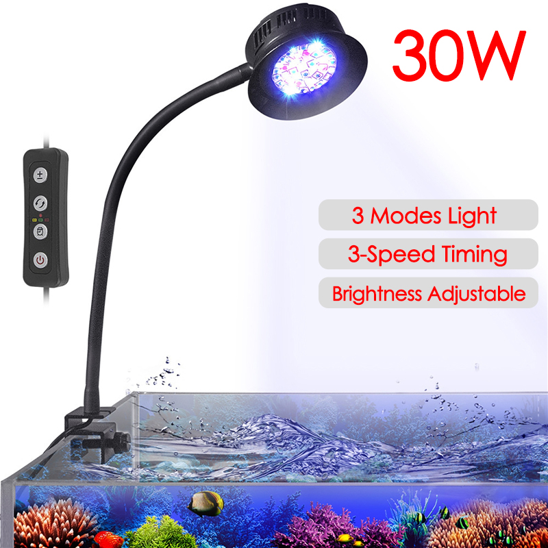Aquarium Plant Light - 30W Aquarium Fish Tank Sea Water