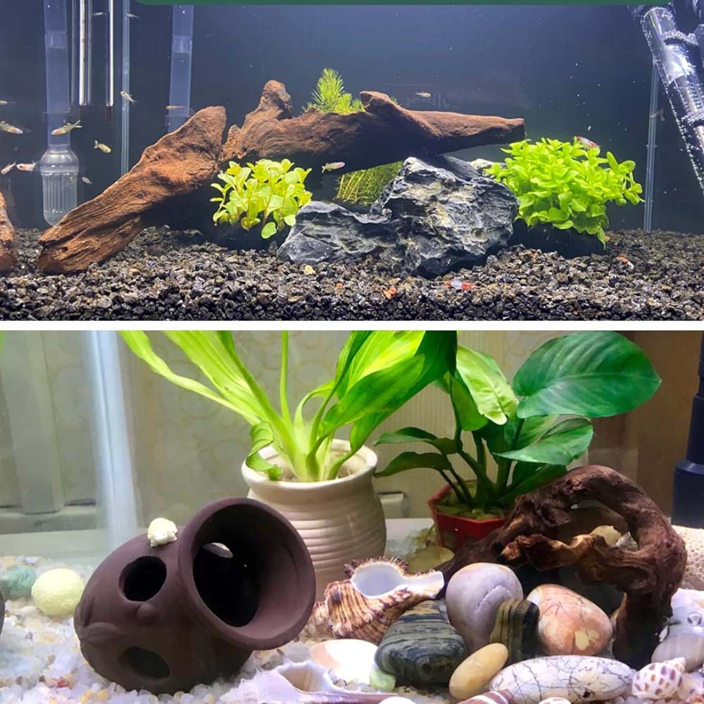 3PCS ﻿Natural-Look Driftwood S - Aquarium Plant Substrate 评论和价格
