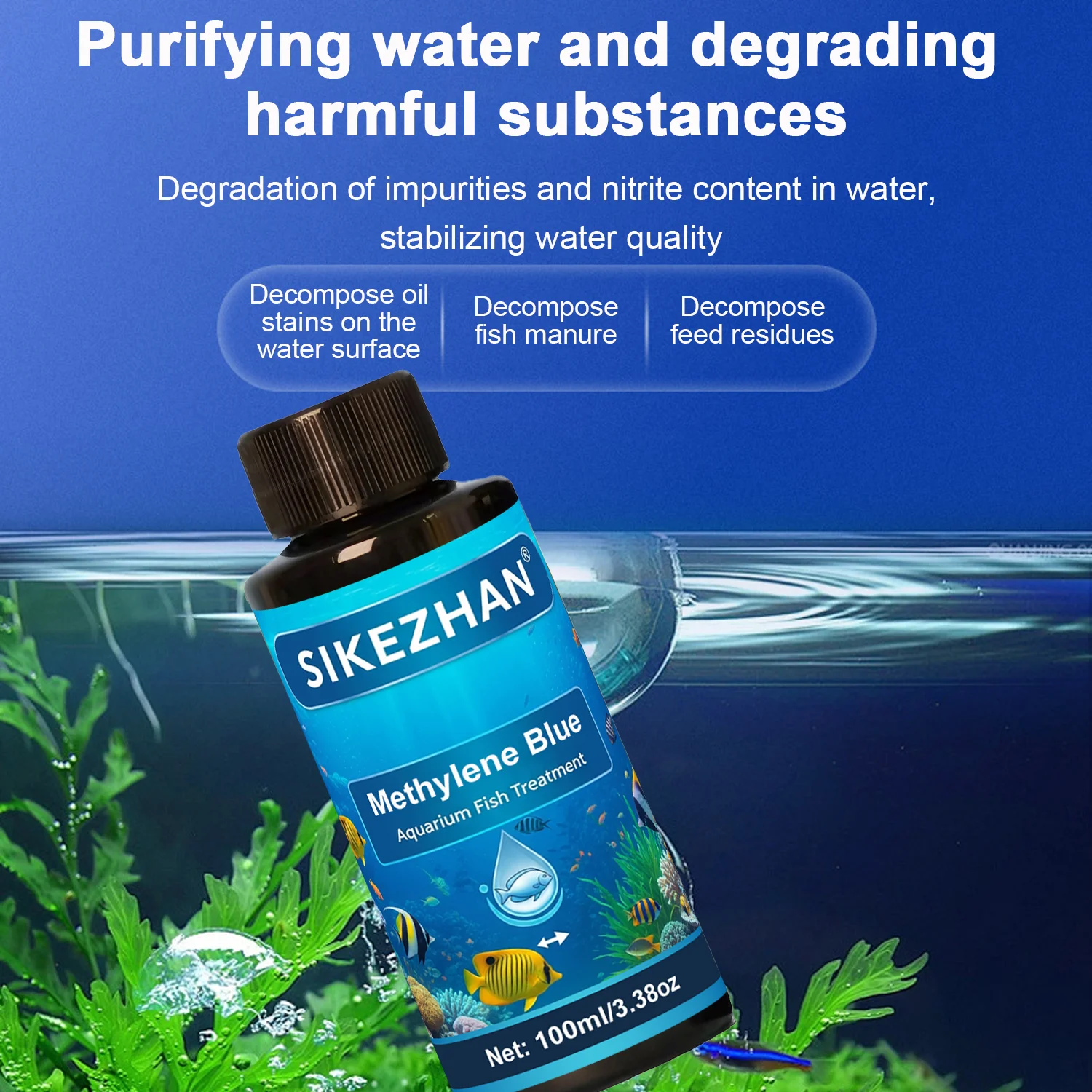 Methylene Blue Aquarium Fish T - Aquarium Liquid Carbon 评论和价格