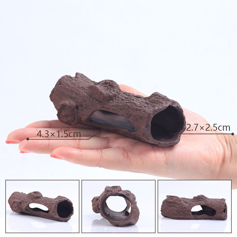 Ceramic Aquarium Cave Fish Shr - Aquarium Plant Holder 评论和价格