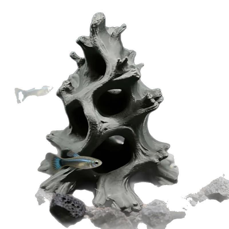 Hidden Multi-Hole Driftwood Aq - Aquarium Driftwood 评论和价格