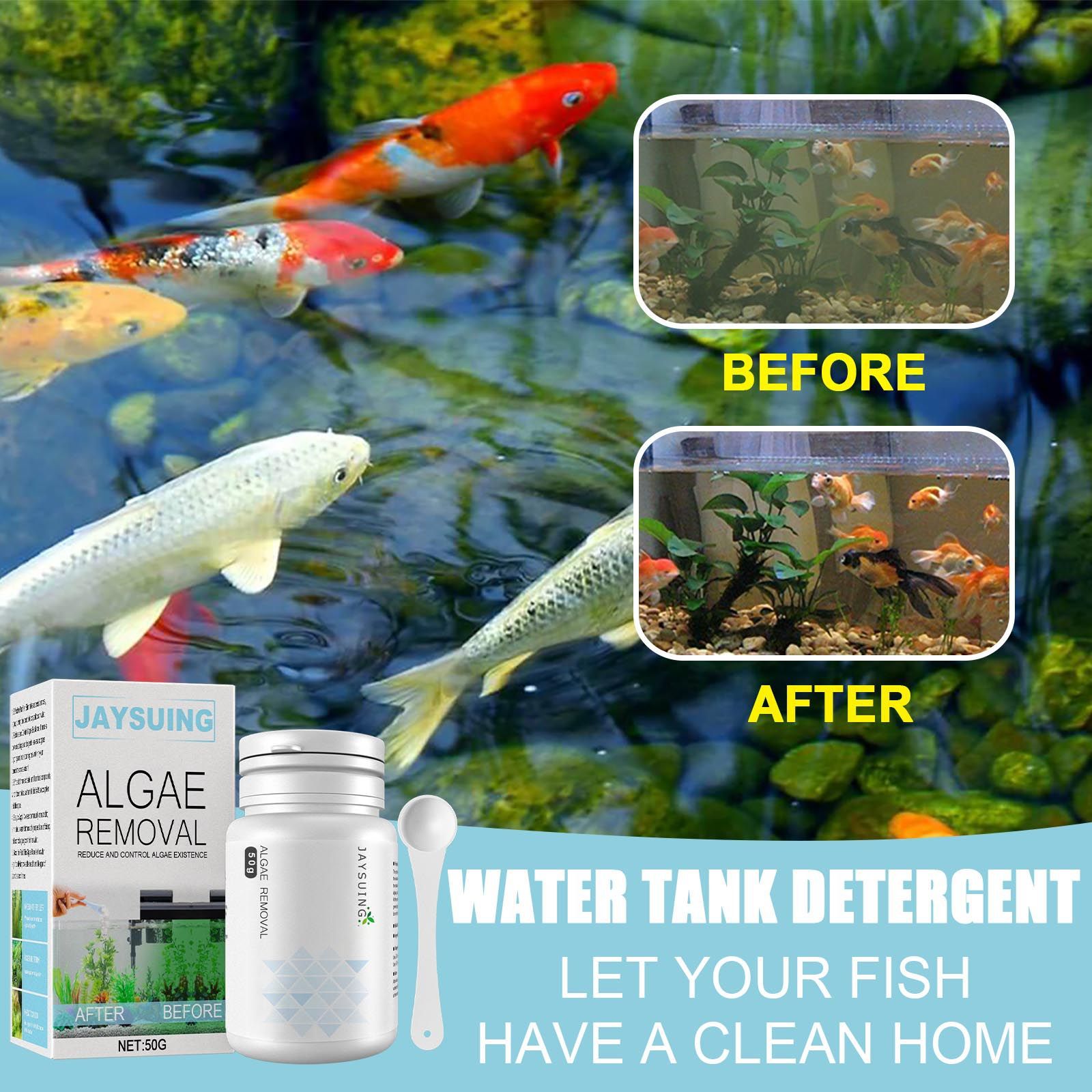 Aquarium Algae Remover Powder, - Aquarium Moss 评论和价格
