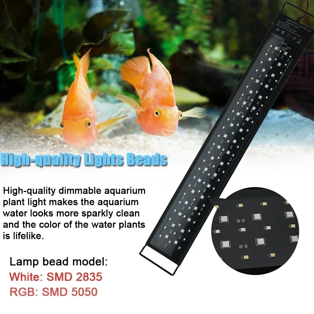 IP68 Waterproof Aquarium LED L - Aquarium Plant Light 评论和价格