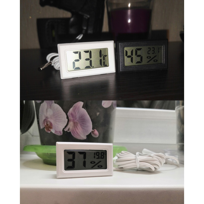 Mini Digital Humidity Meter Th - Aquarium Plant Holder 评论和价格