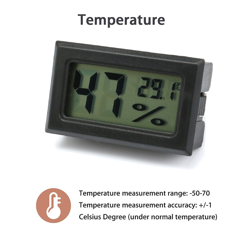 Mini Digital Humidity Meter Th - Aquarium Plant Holder 评论和价格