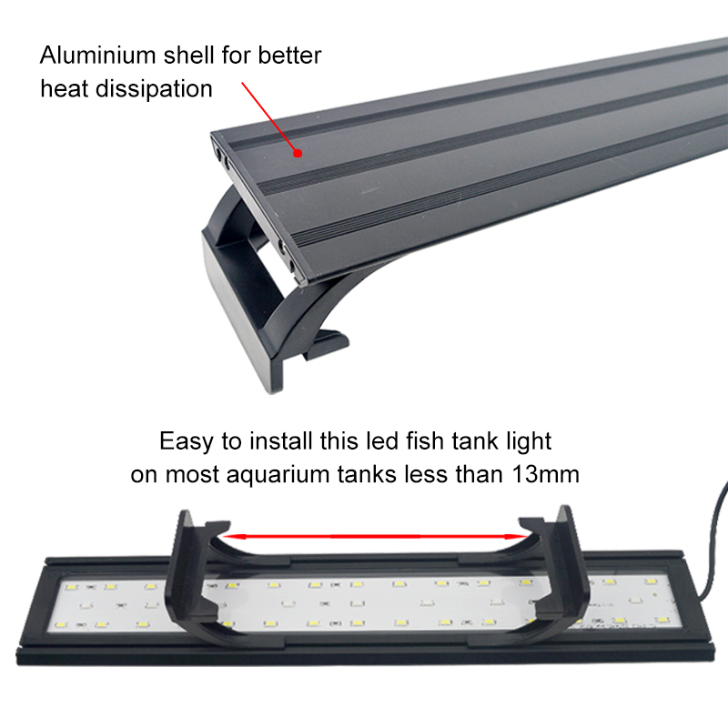 Aquarium LED Light for 16-64CM - Aquarium Plant Light 评论和价格
