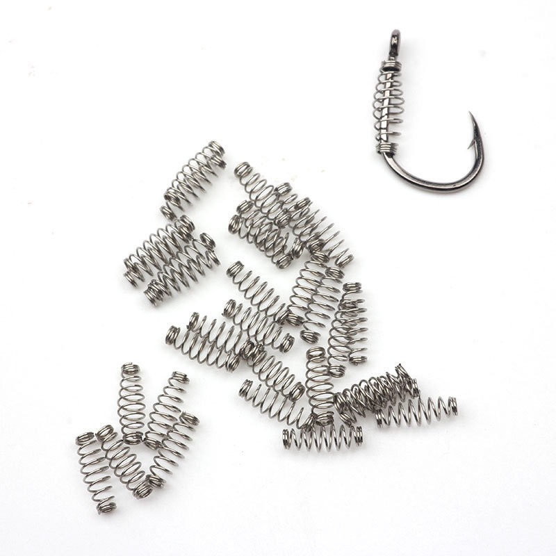 100Pcs Fish Hooks Spring Bait  - Aquarium Fertilizer 评论和价格