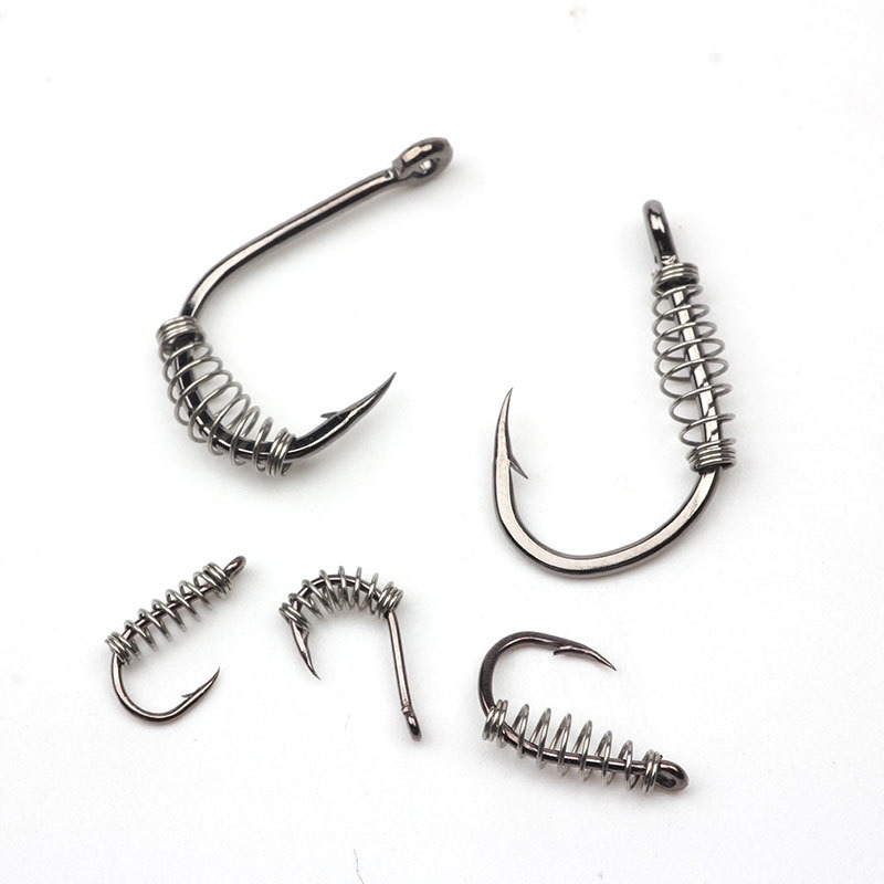 100Pcs Fish Hooks Spring Bait  - Aquarium Fertilizer 评论和价格