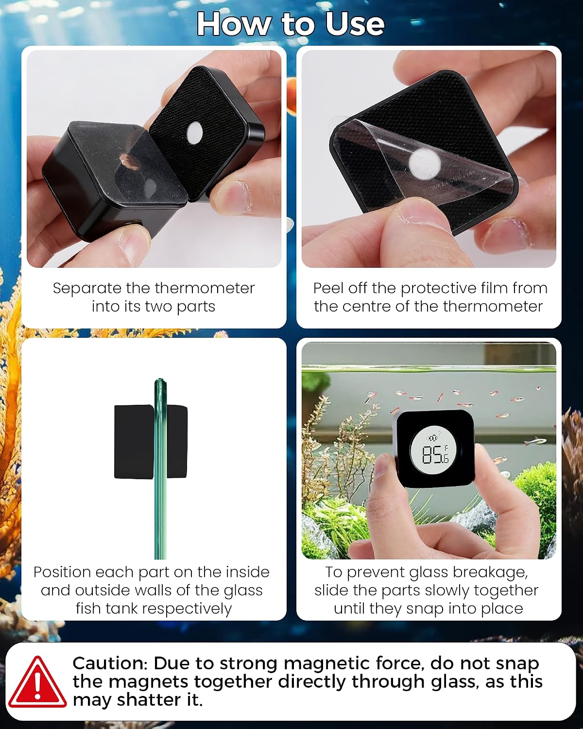 Aquarium Magnetic Cleaner with - Planted Aquarium Cleaning 评论和价格