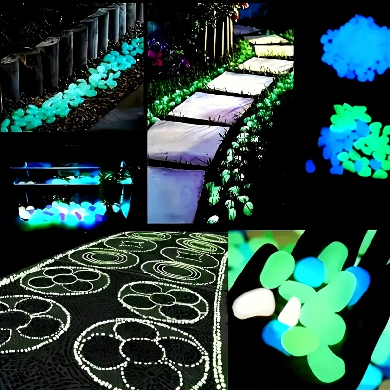100/500pcs Glow In The Dark Pe - Plant Aquarium Pot 评论和价格