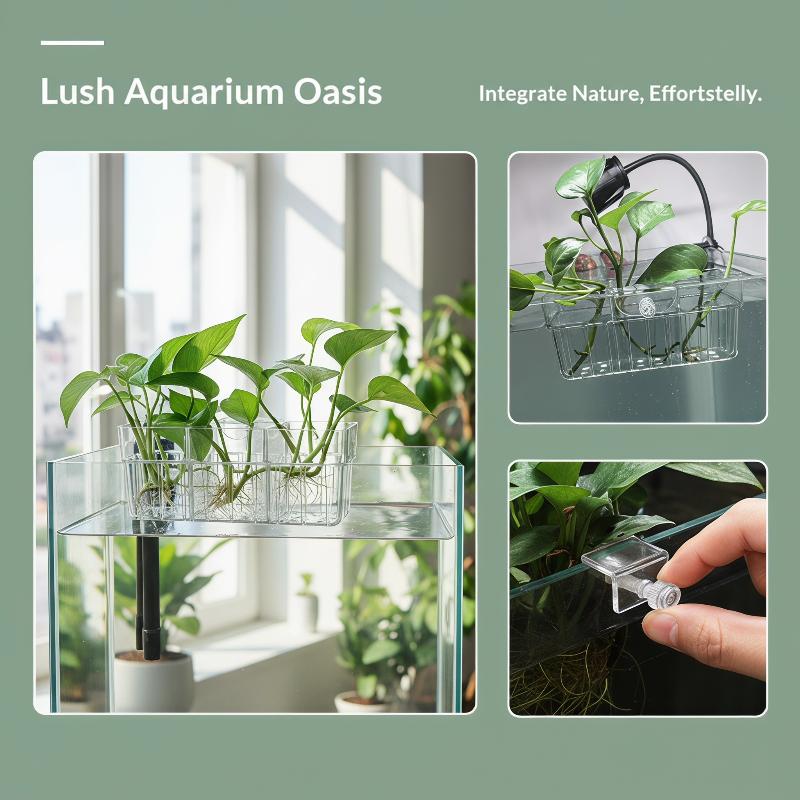 Hydroponic Plant Basket Food G - Aquarium Plant Holder 评论和价格