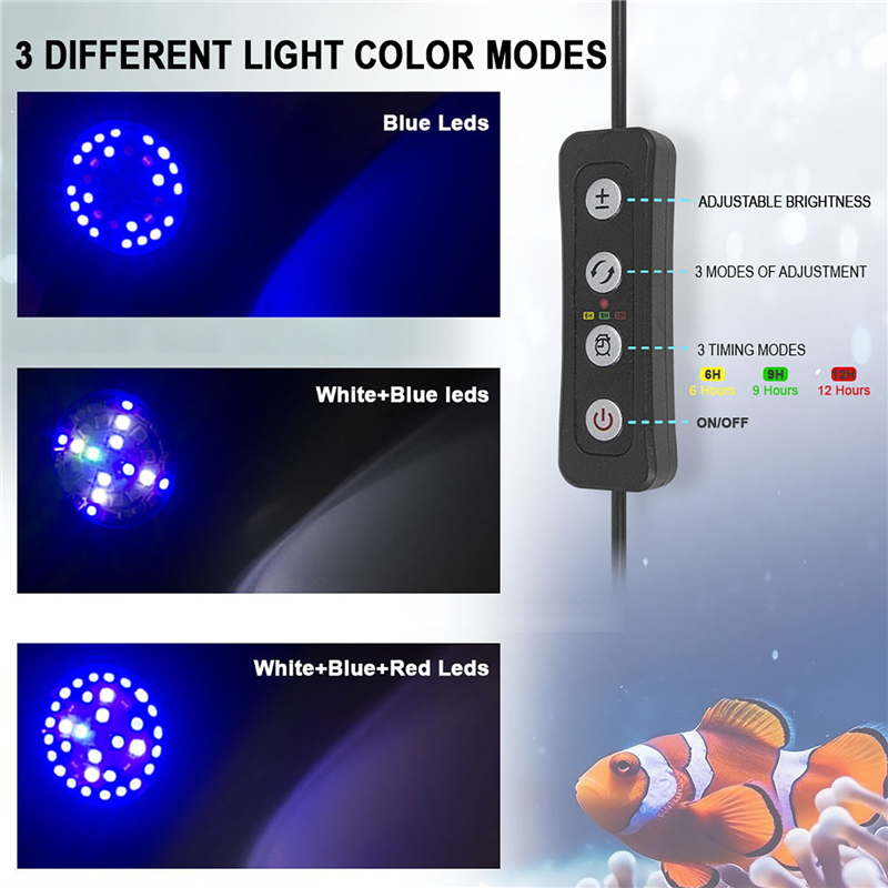 30W Aquarium Fish Tank Sea Wat - Aquarium Plant Light 评论和价格