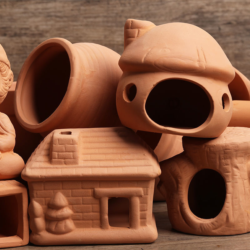Aquarium Mini Ceramic Tank Fis - Aquarium Plant Holder 评论和价格