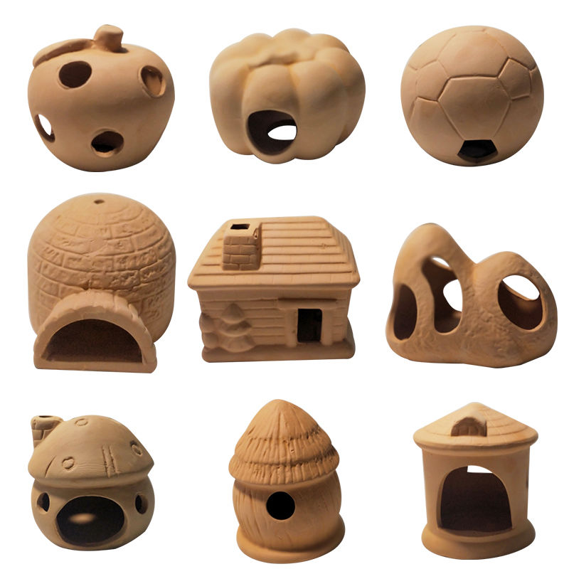 Aquarium Mini Ceramic Tank Fis - Aquarium Plant Holder 评论和价格