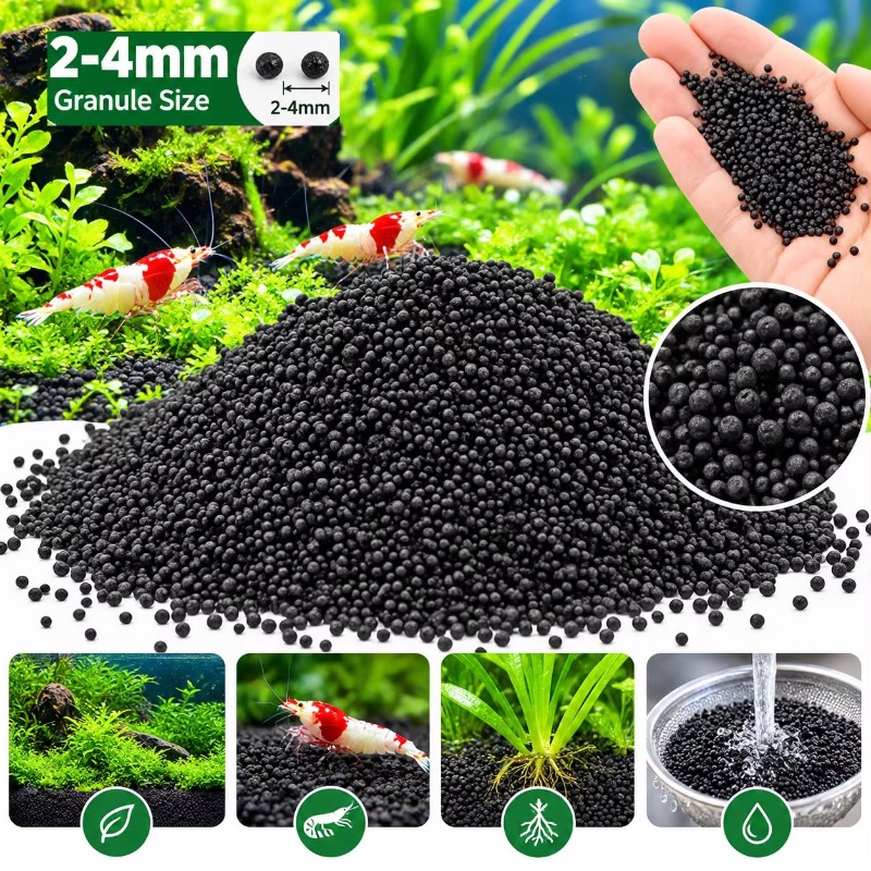 Black Aquarium Substrate Soil  - Aquarium Plant Substrate 评论和价格