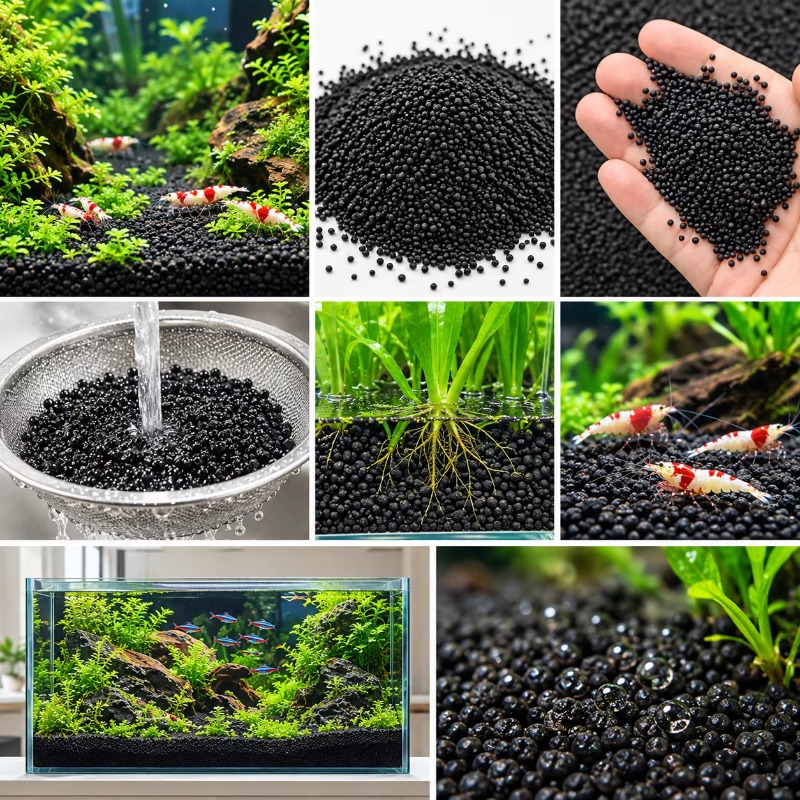 Black Aquarium Substrate Soil  - Aquarium Plant Substrate 评论和价格