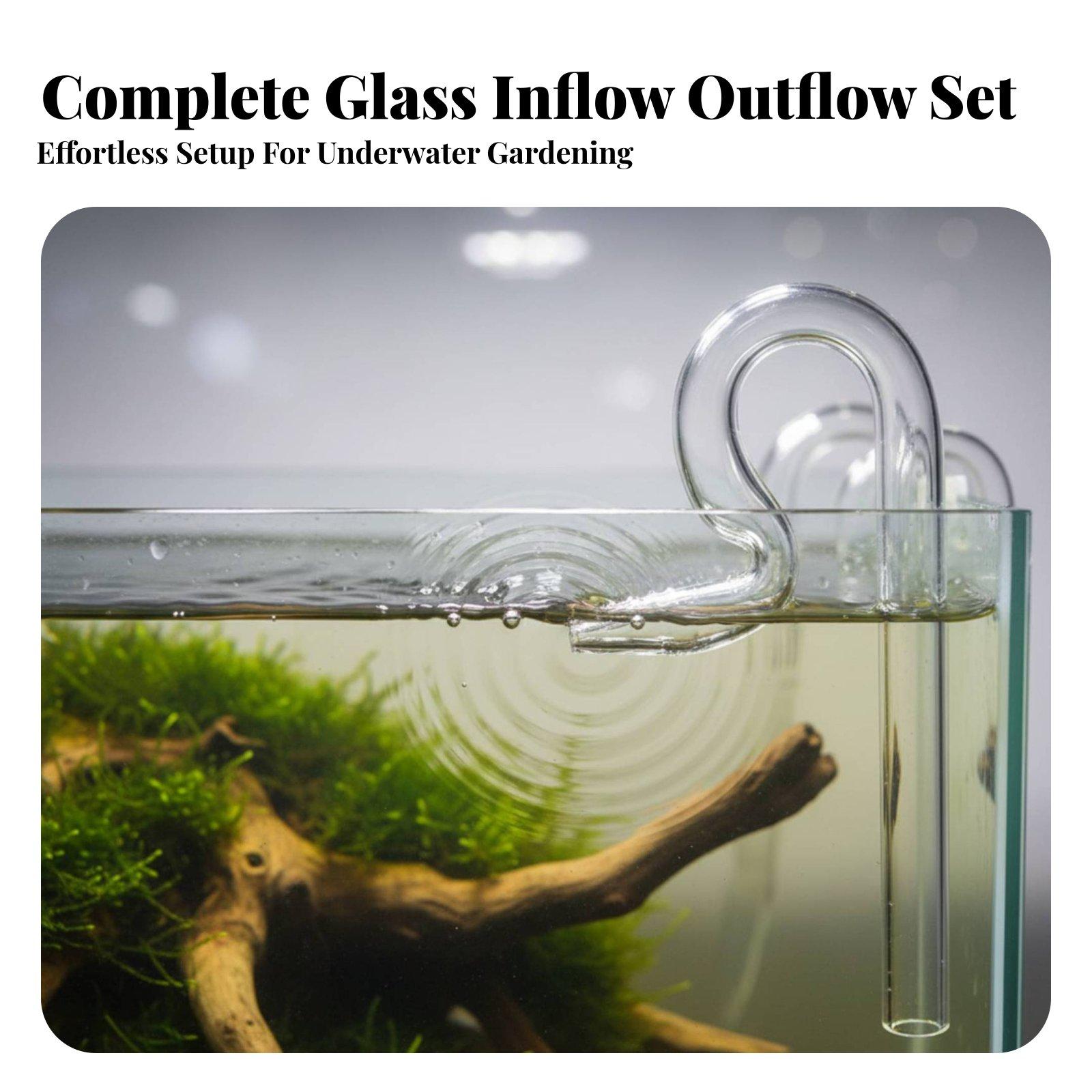 Planted Tank Glass Lily Pipe I - Aquarium Planted Tank Filter 评论和价格
