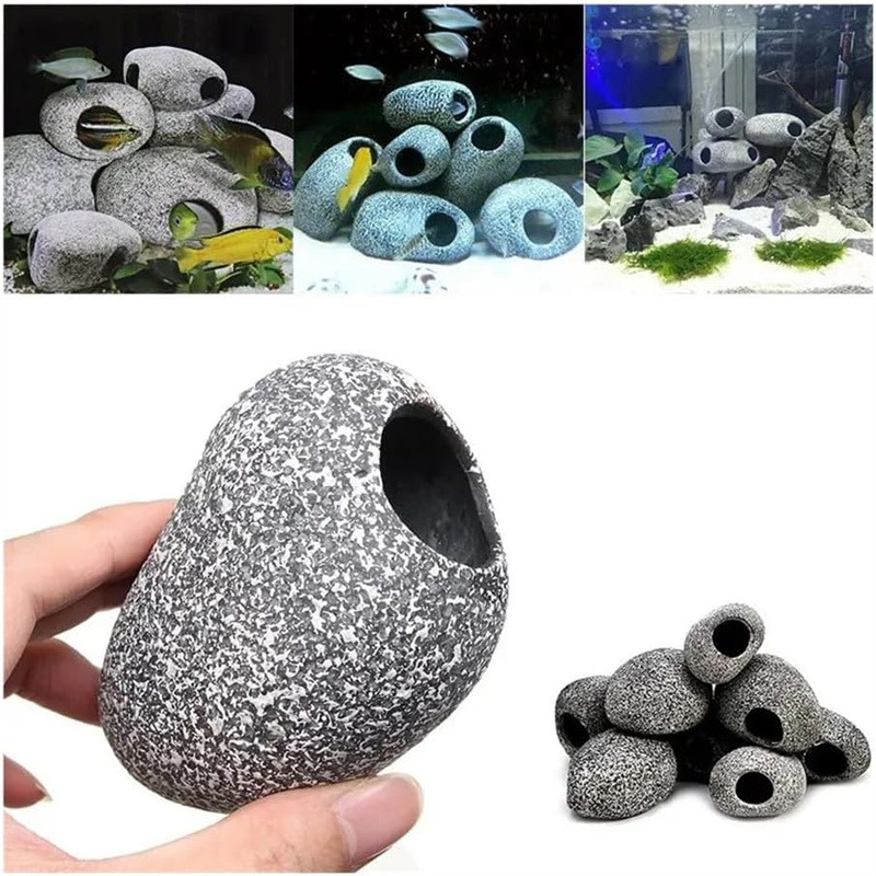 1/2Pcs Aquarium Cichlid Stone  - Aquarium Moss 评论和价格