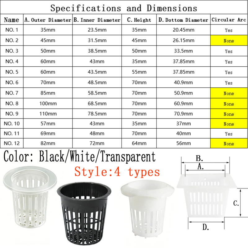 5/10Pcs Hydroponic Colonizatio - Plant Aquarium Pot 评论和价格