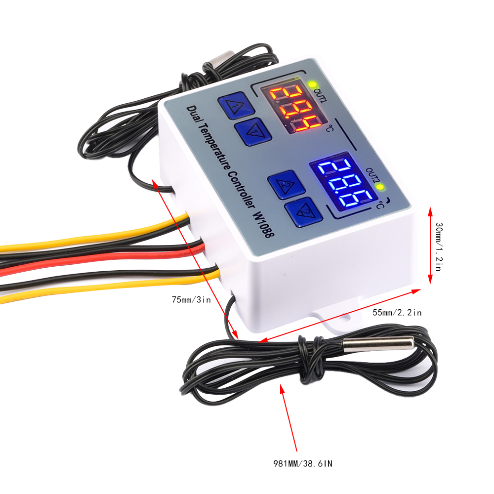 W1088 Dual LED Digital Tempera - Aquarium Plant Holder 评论和价格